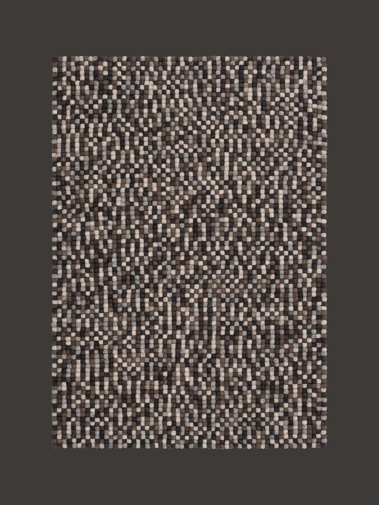 Tapis en boules de feutre Multi