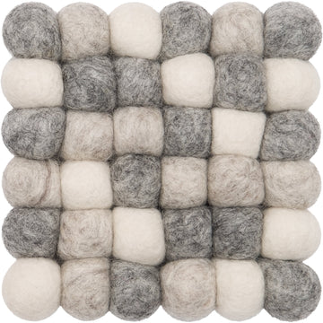Hella Boule de feutre carrée à motifs