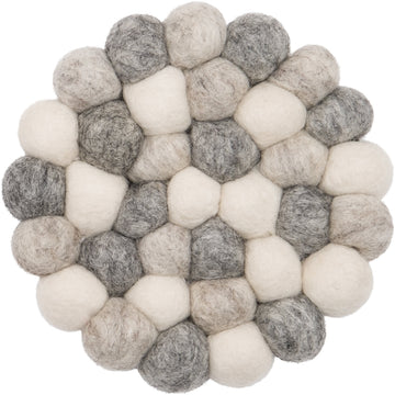 Hella Boule de feutre ronde à motif